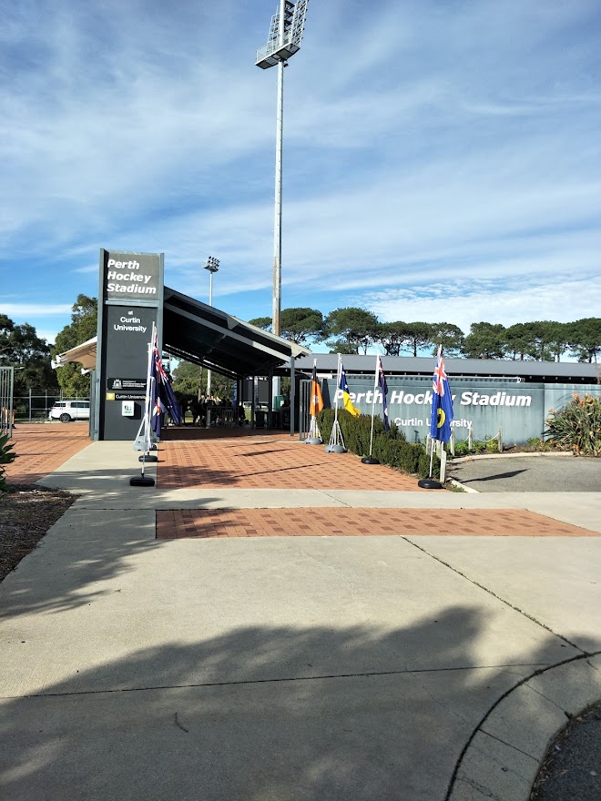 Standard Pole at Perth Hockey Stadium