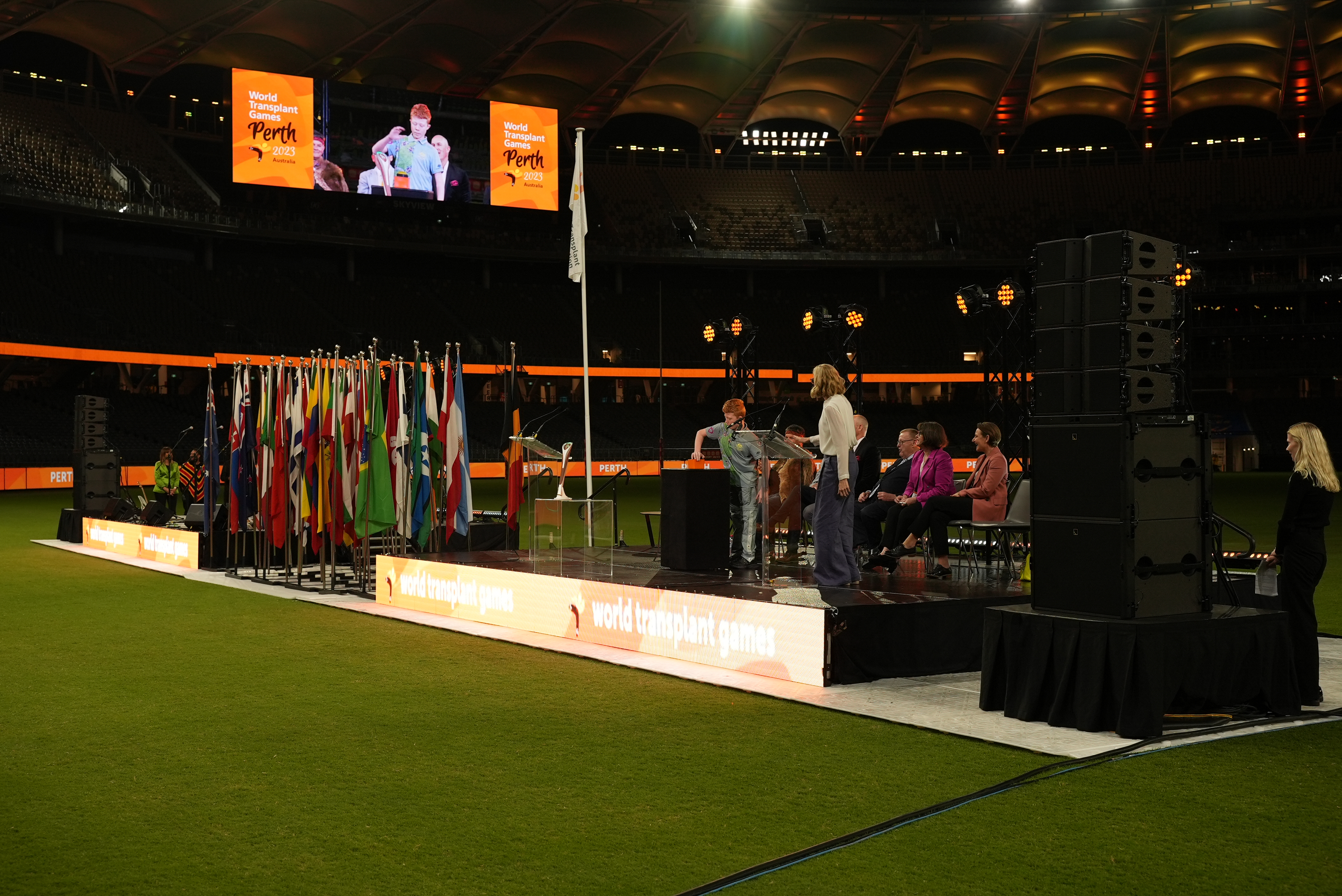 Standard Flag Display