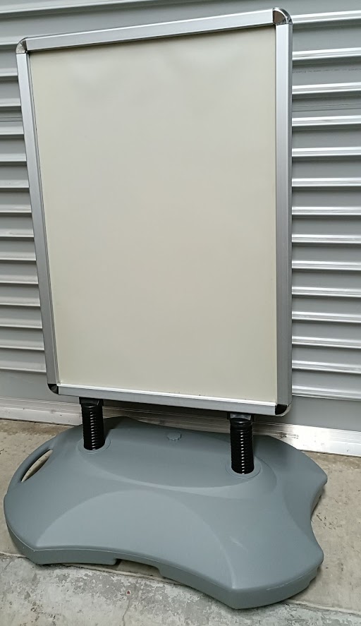 Outdoor A1 Double Sided Snap Frame Advertising Poster Stand Display Board with Water Base.png