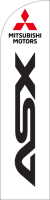 White, Mitsubishi ASX Feather Flag