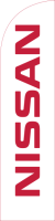 White, Nissan Feather Flag