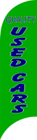 Green, Quality USED CARS,80x300cm