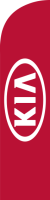 Red, Kia Feather Flag
