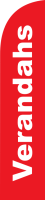 Red, Verandahs Feather Flag