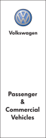 White, Volkswagen Passenger & Commercial Vehicles Flag