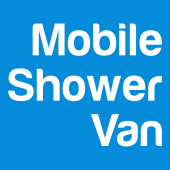 Blue, Mobile Shower Van Flag