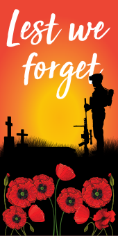 Graphics, Lest We Forget,90x180cm