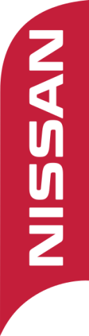 Red, Nissan Feather Flag