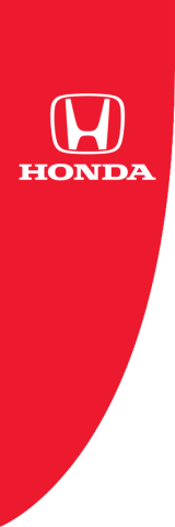 Red, HONDA,150x450cm