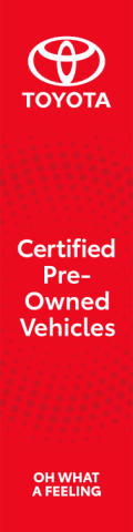 Red, Toyota Certified Pre-Owned Vehicles Flag