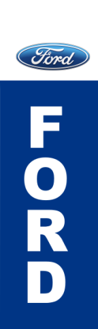 White Blue, Ford Feather Flag