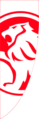 White, Holden Lion Premier Flag