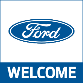 White, Ford Welcome Flag