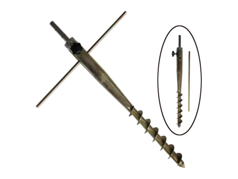 Metal Ground Drill with spindle