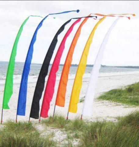 Single-coloured Festival Flags 03