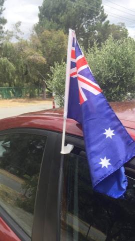 Window Mount Car Flag, 45 cm x 30 cm