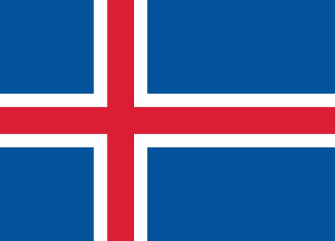 Iceland National Flag