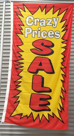 Crazy Prices Sale Flag