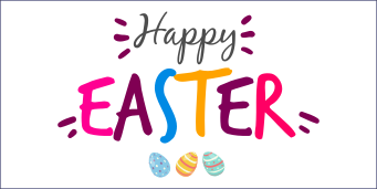 Happy Easter Flag Design 02