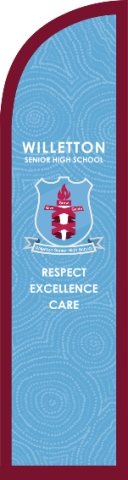 Willetton Senior High School Feather Flag
