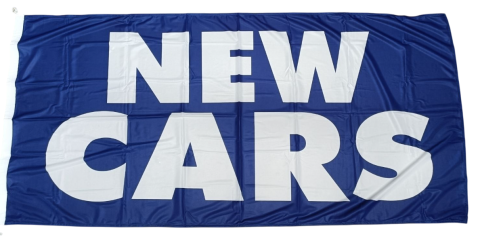 Blue, New Cars Flag