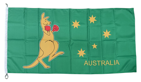 Boxing Kangaroo Flag
