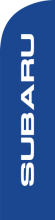 Blue, Subaru Feather Flag 75 cm x 300 cm