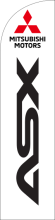 White, Mitsubishi ASX Feather Flag
