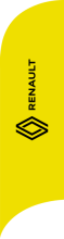 Yellow, Renault Feather Flag, 80 cm x 300 cm