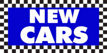 Blue, New Cars Chequered Flag