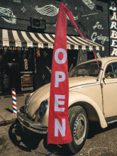 Open Printed Festival Flags