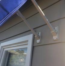 Wall mount bracket and pole2