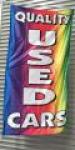 Multi-Colored, Quality Used Cars Flag