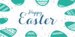 Happy Easter Flag Design 01