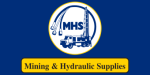 Blue, MHS Mining & Hydraulic Supplies Flag