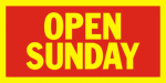 Open Sunday Flag